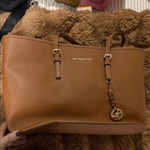 Michael Kors Tan Leather Tote